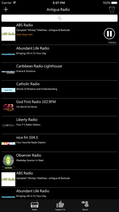 Antiguan Radio iPhone screenshot 2 - Entertainment app