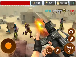 Screenshot 3 Contra terrorista - Francotirador disparar huelga iphone