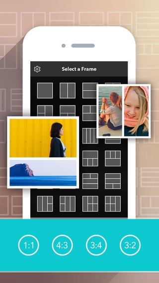 Photo Collage HD Pro – Pic Frame Maker Grid Editorのおすすめ画像1