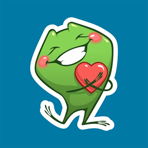 Cartoon Frog - Stickers for iMessage icon