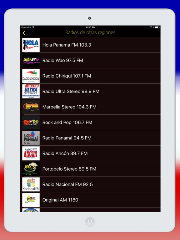 Screenshot #6 pour Radios de Panamá Online FM & AM - Emisoras en Vivo