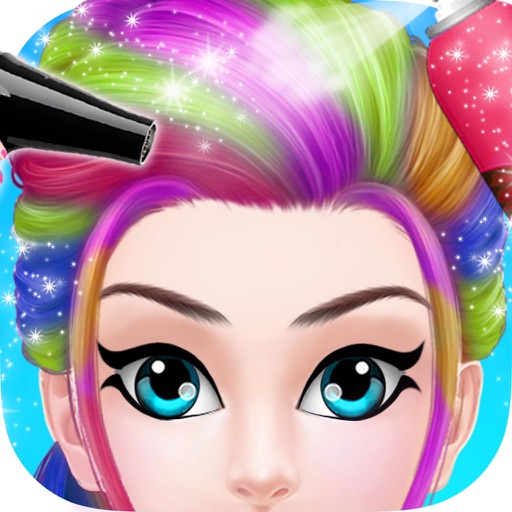 Funky Hairstyle - Teens Hair Salon Girls games icon