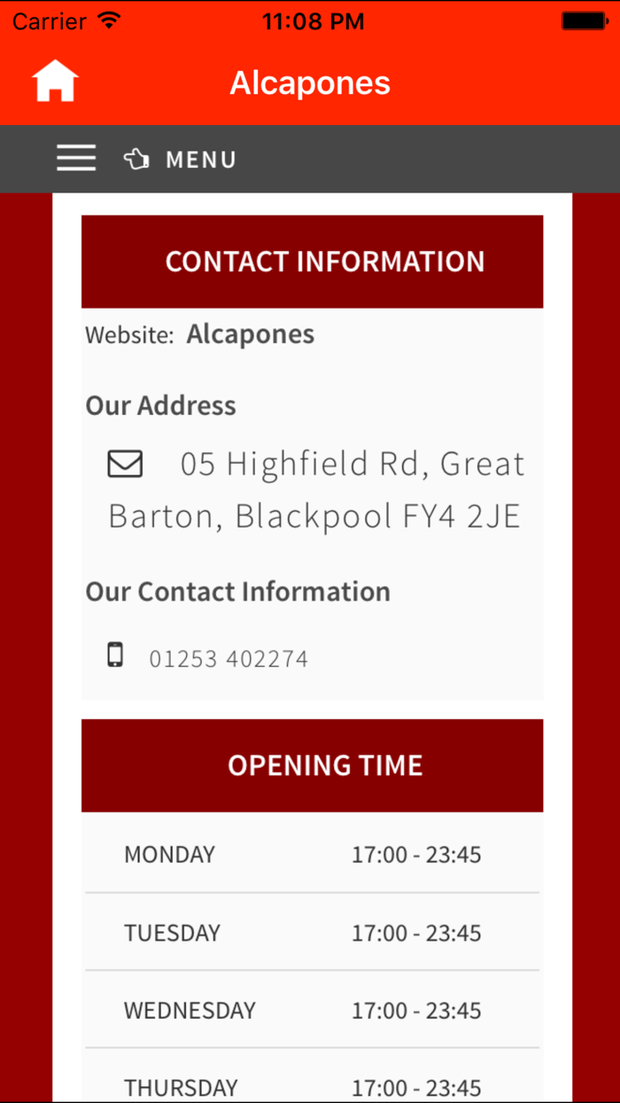 Alcapones, blackpool