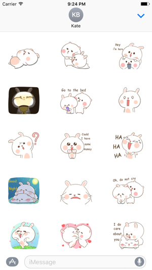 Bear And Rabbit Sticker(圖1)-速報App