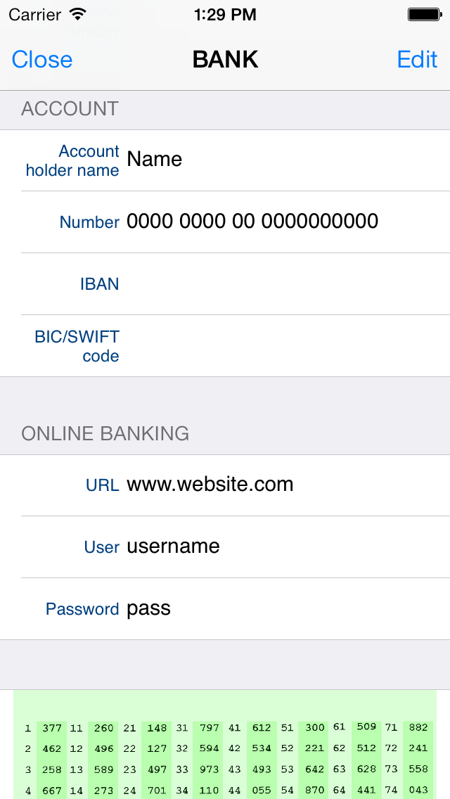 All Your Passwords Screenshot
