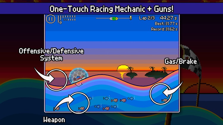 Pixel Boat Rush screenshot-4