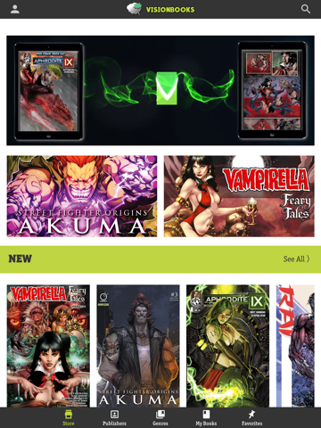 Visionbooks Comics - náhled