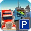 Ship Yard Car Transporter Truck : Extreme Car Parking Driving Test with Truck Simulator 2016