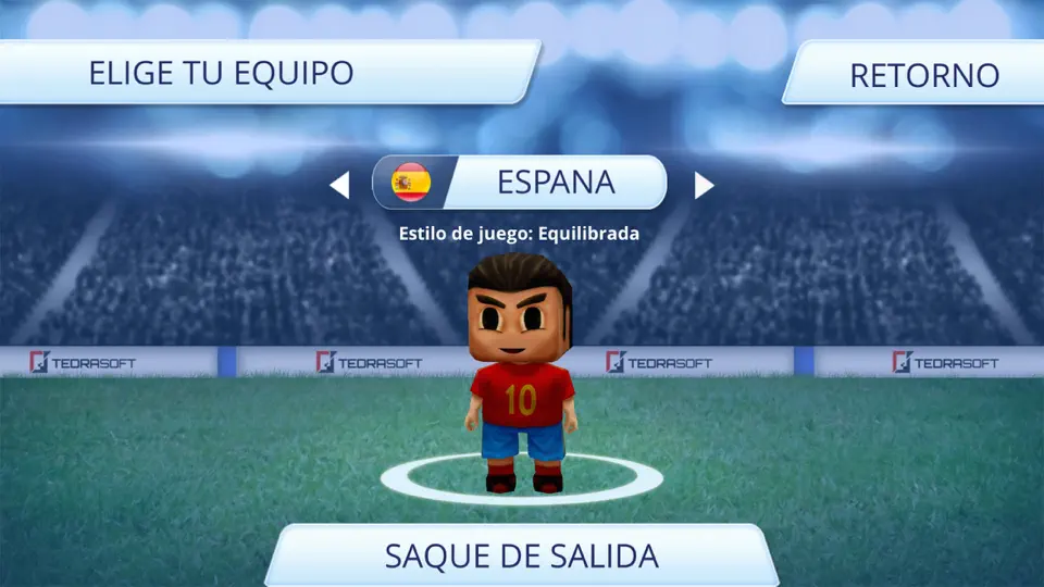 Captura de pantalla de Tap Soccer Partido De Fútbol en iPhone 1