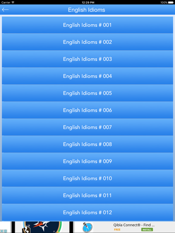 Screenshot #6 pour English Idioms et Phrases en ourdou