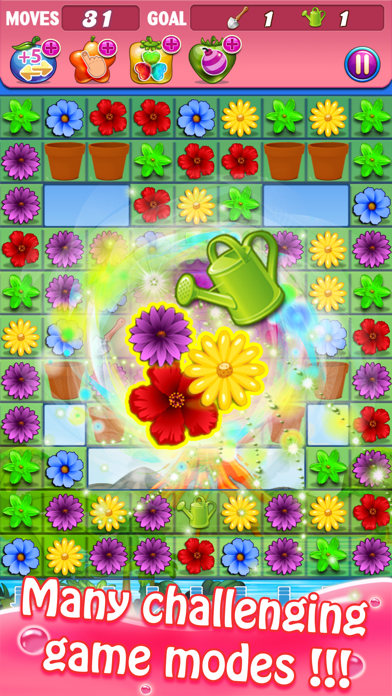 How to cancel & delete Blossom Swap - Free Flower Link Paradise Games from iphone & ipad 1