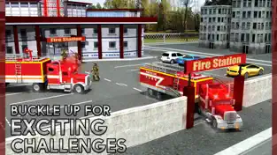 Imágen 1 Rescate Fuego Camión Simulador Juego: 911 Bombero iphone
