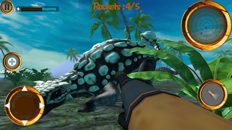 Dinosaur Hunter Jungle warriour attack 3D