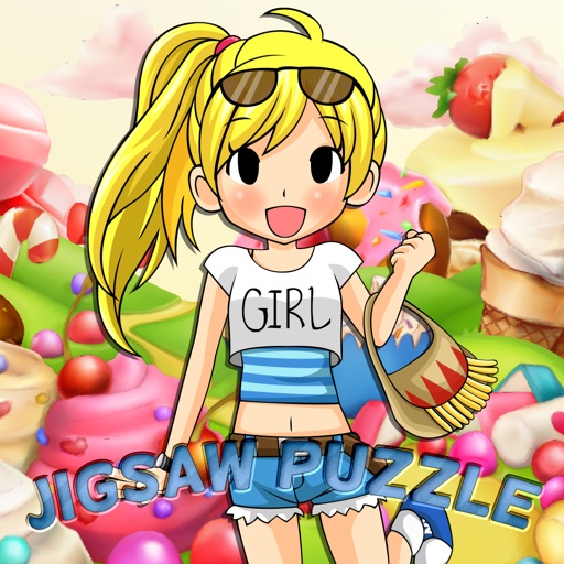 jigsaw anime puzzle learning game for kid 4 yr old icon