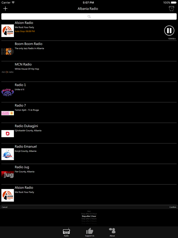 Albanian Radio - Radio shqiptare iPad screenshot 3 - Entertainment app