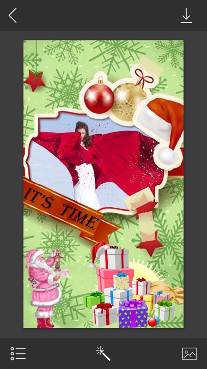 Christmas Santa Photo Frame - Picture Editor