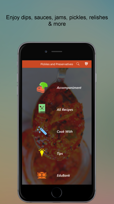 Screenshot #1 pour Pickles & Preservative Recipes