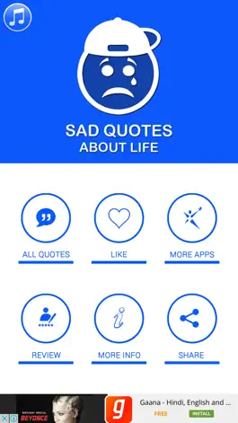 Game screenshot Sad Quotes About Life apk