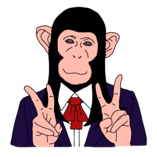 Monkey Students Stickers! icon