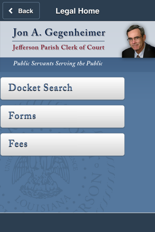 Jefferson Parish Clerk of Court Legal Toolbox screenshot 4