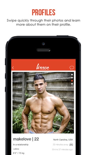 Krave- Gay Chat, Gay Dating(圖4)-速報App