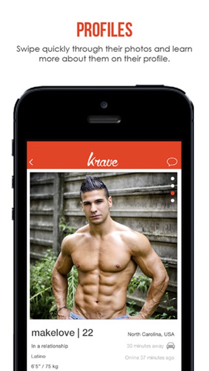 Krave- Gay Chat, Gay Dating screenshot-3