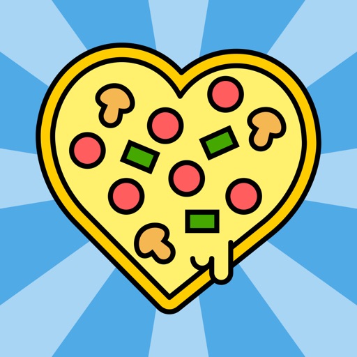 I Love Pizza Sticker Pack Icon