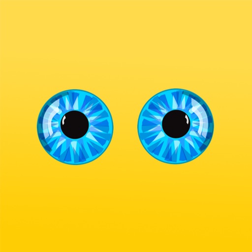 Crazy Eye Stickers icon