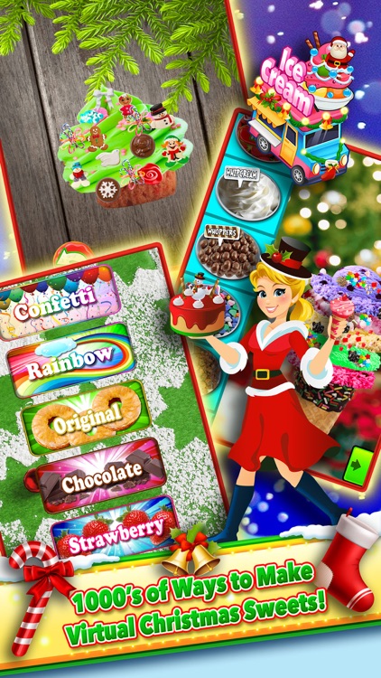 Christmas Dessert Santa Bake Shop Candy Maker Cook screenshot-3