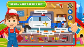 Car Builder Games: Police Car screenshot