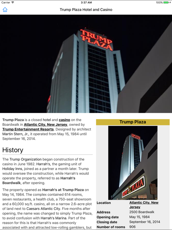 CHI Encyclopedia of Donald Trump iPad screenshot 5 - Education app