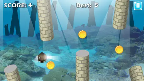 The Yellow Little Submarine Flappy Dive Adventures