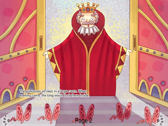 ‎Twelve Dancing Princesses Interactive Book iBigToy Screenshot