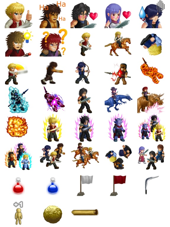 Screenshot #4 pour Hero Fighter X sticker pack