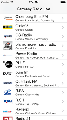 Germany Radio Live (Deutschland - Deutsch / German Radio) screenshot 3