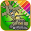 Army War Coloring Book Free For Kids and Toddlers