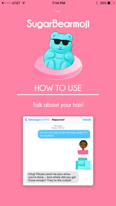 How to cancel & delete SugarBearmoji from iphone & ipad 2