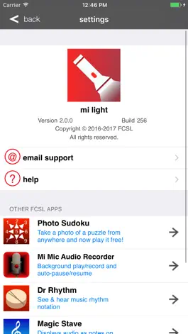 Game screenshot mi light LED Flashlight and Strobe apk