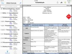 Chemical Safety Data Sheets - ICSC iPad image 4