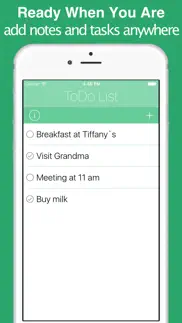 todo list - capture all you have to do iphone screenshot 1