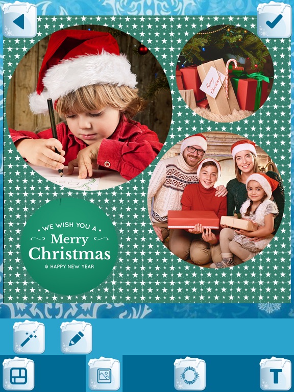 Screenshot #6 pour Photo de noël collage - Image décorations de cadre