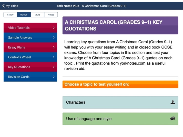 A Christmas Carol York Notes for GCSE 9-1 iPad
