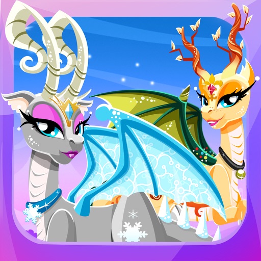 Princess Baby Dragon Dress Up – Monster Pets Salon Icon