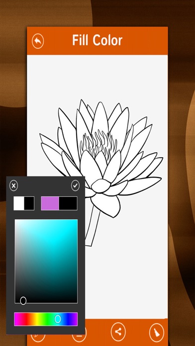 Screenshot #1 pour Flower Coloring Book-Different Flowers Color Pages