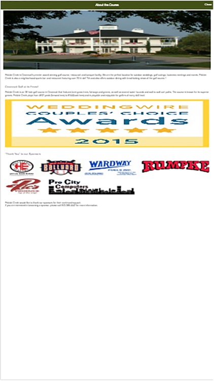 Pebble Creek Golf Course