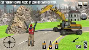 Heavy Excavator Stone Cutter Crane Operator & Load screenshot 3