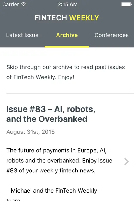 FinTech Weekly