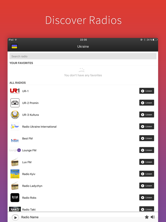 Screenshot #4 pour Radio Ukraine - Радіо Україна - Радіо УКР