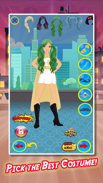Wonder Supergirl Super Hero Games for Girls Screenshot