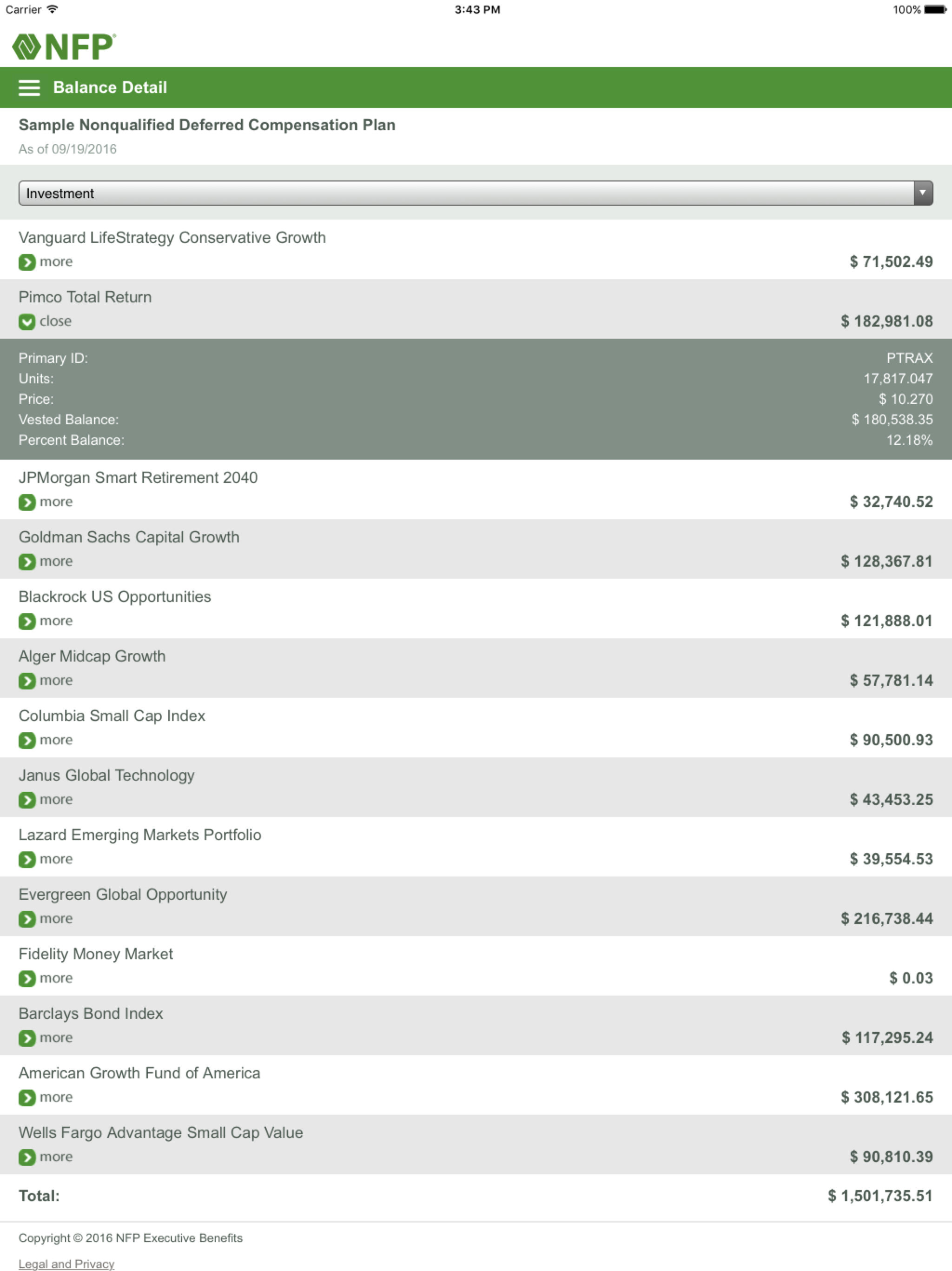 NFP Exec Mobile screenshot 8